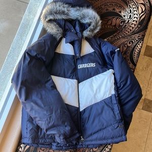 Reebok NFL Chargers Puffer Jacket (L)